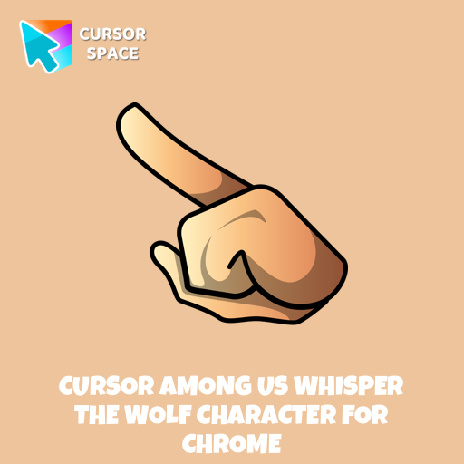 Cursor Among Us Whisper The Wolf Character For Chrome